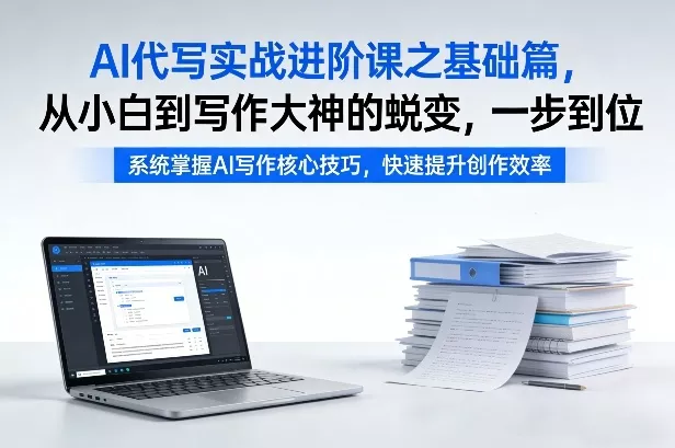 AI代写实战进阶课之基础篇，从小白到写作大神的蜕变，一步到位【揭秘】 - 付费阅读