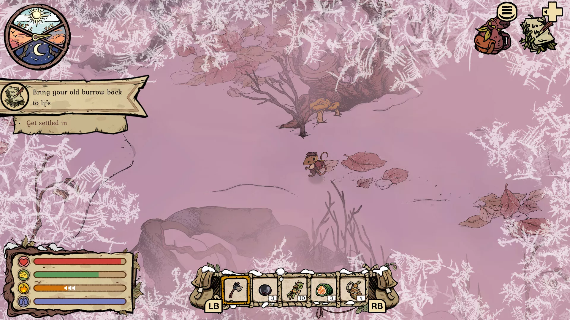 《林间暖巢 Winter Burrow》Switch美版中文NSZ下载 – 含1.0.3补丁 - 付费阅读