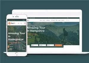 旅游套餐服务网站HTML5源码模板 - 付费阅读