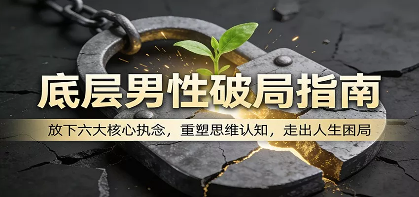 底层男性破局指南：放下六大核心执念，重塑思维认知，走出人生困局 - 付费阅读