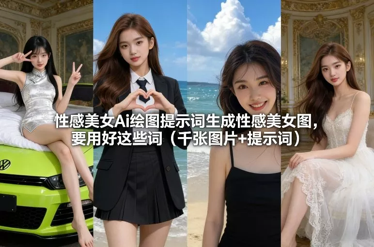 性感美女Ai绘图提示词生成性感美女图，要用好这些词(千张图片+提示词) - 付费阅读