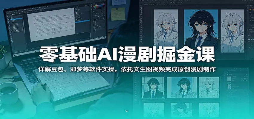零基础AI漫剧掘金课：详解豆包、即梦等软件实操，依托文生图视频完成原创漫剧制作 - 付费阅读