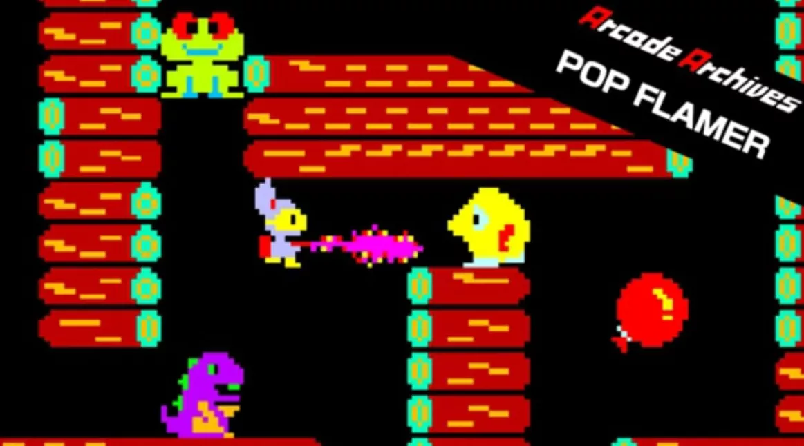 《街机：POP火焰 Arcade Archives POP FLAMER》Switch英文版NSP下载 - 付费阅读