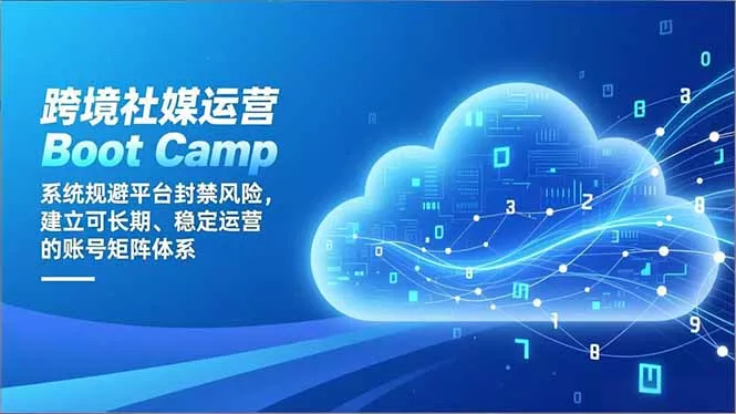 跨境社媒运营Boot Camp：系统规避平台封禁风险，建立可长期、稳定运营的账号矩阵体系 - 付费阅读