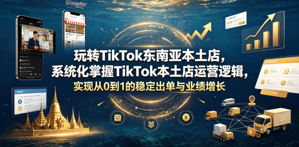 玩转TikTok东南亚本土店，系统化掌握TikTok本土店运营逻辑，实现从0到1的稳定出单与业绩增长 - 付费阅读