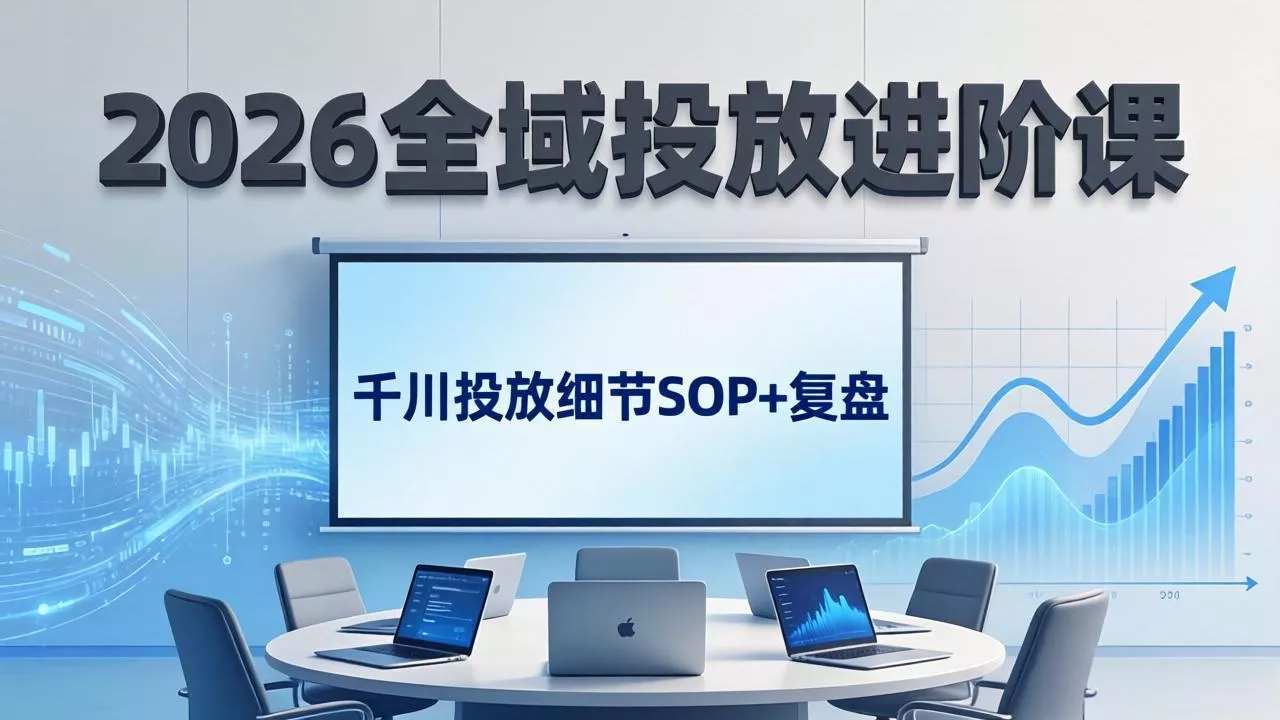 2026全域投放进阶课：杭州线下3天实战，千川投放细节SOP+复盘，撬动自然流量 - 付费阅读