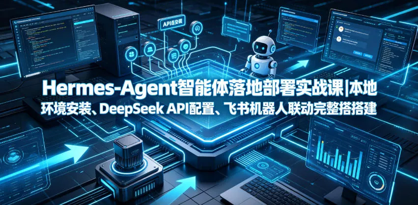 Hermes-Agent智能体落地部署实战课｜本地环境安装、DeepSeek API配置、飞书机器人联动完整搭建教程 - 付费阅读