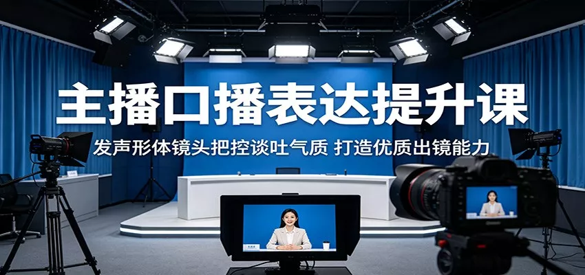 主播口播表达提升课：发声形体镜头把控谈吐气质，打造优质出镜能力 - 付费阅读