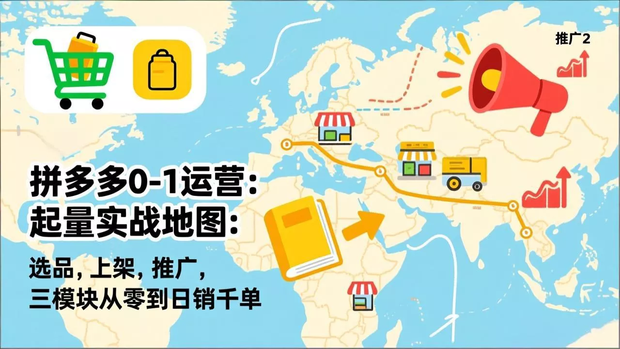 拼多多0-1运营：起量实战地图：选品，上架，推广，三模块从零到日销千单 - 付费阅读