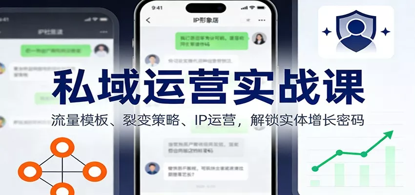 私域运营实战课：流量模板、裂变策略、 IP运营，解锁实体增长密码 - 付费阅读