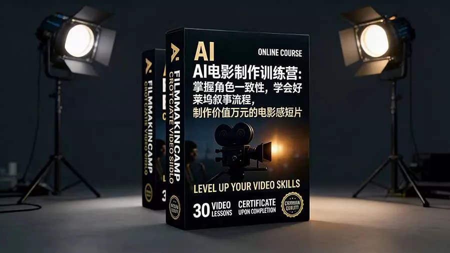 AI电影制作训练营：掌握角色一致性，学会好莱坞叙事流程，制作价值万元的电影感短片 - 付费阅读