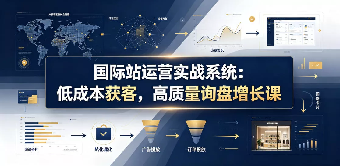国际站运营实战系统：低成本获客，高质量询盘增长课(更新26年) - 付费阅读