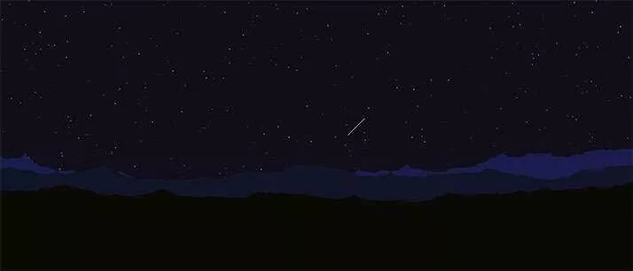 html5 canvas山顶夜空流星划过背景动画特效 - 付费阅读