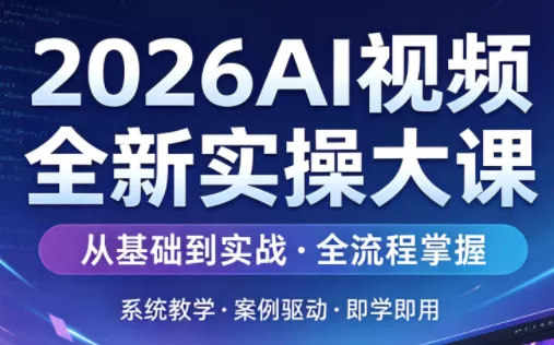 2026AI视频全新实操大课 - 付费阅读