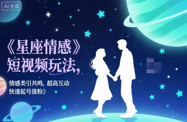 星座情感短视频玩法，情感类引共鸣，超高互动，快速起号涨粉 - 付费阅读
