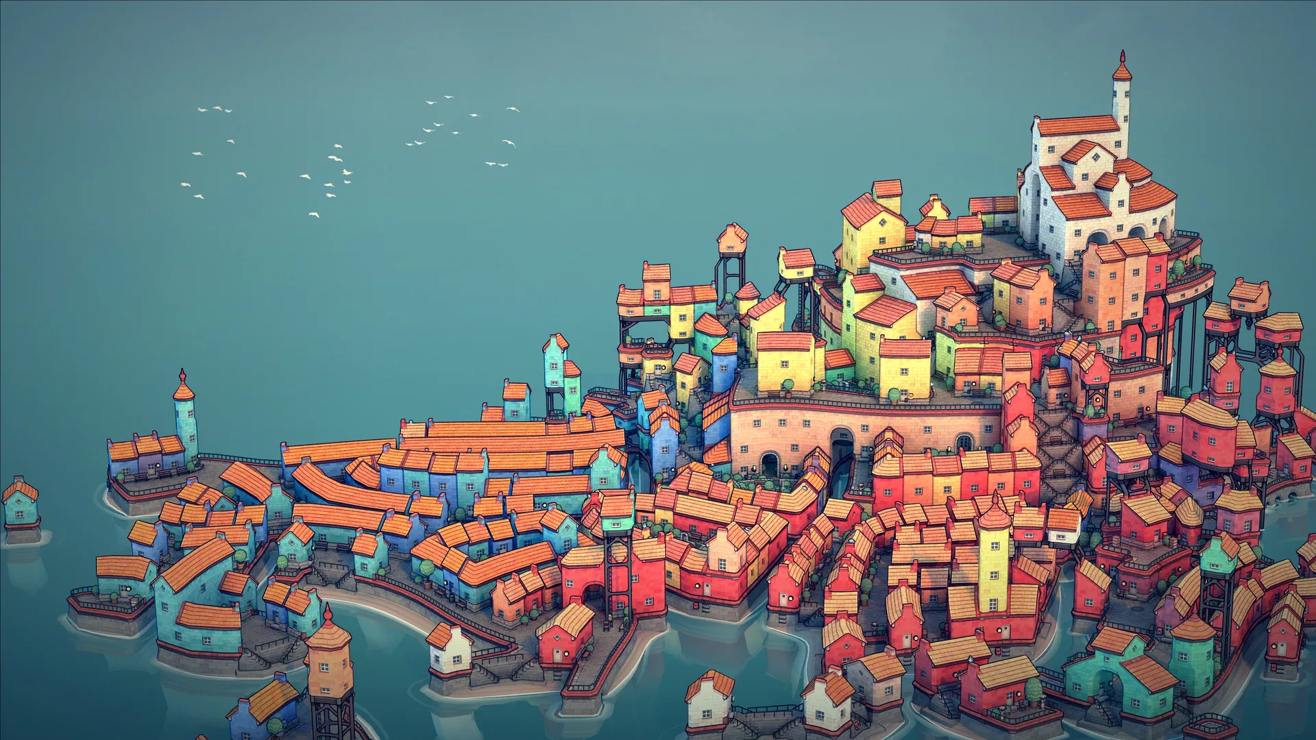 《城镇设计师 Townscaper》Switch中文版NSP下载 – 含1.0.1补丁 - 付费阅读