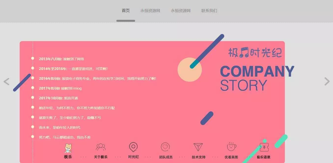图片[3] - 全新宽屏好看的个人引导页源码 - 付费阅读