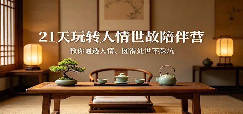 21天玩转人情世故陪伴营：教你通透人情、圆滑处世不踩坑 - 付费阅读