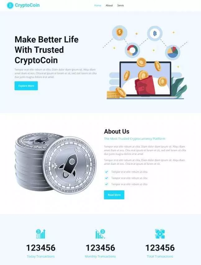 HTML5互联网金融理财网站模板 - 付费阅读