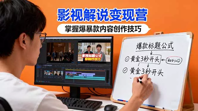 影视解说变现营：通过30+实战案例爆款内容创作技巧，掌握影视解说盈利密码 - 付费阅读