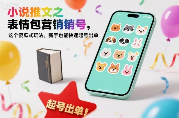 小说推文之表情包营销号，这个傻瓜式玩法，新手也能快速起号出单 - 付费阅读
