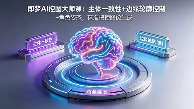 即梦AI控图大师课：主体一致性+边缘轮廓控制+角色姿态，精准把控图像生成 - 付费阅读