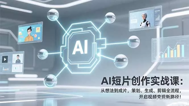 AI短片创作实战课：从想法到成片，策划、生成、剪辑全流程，开启视频变现新路径！ - 付费阅读