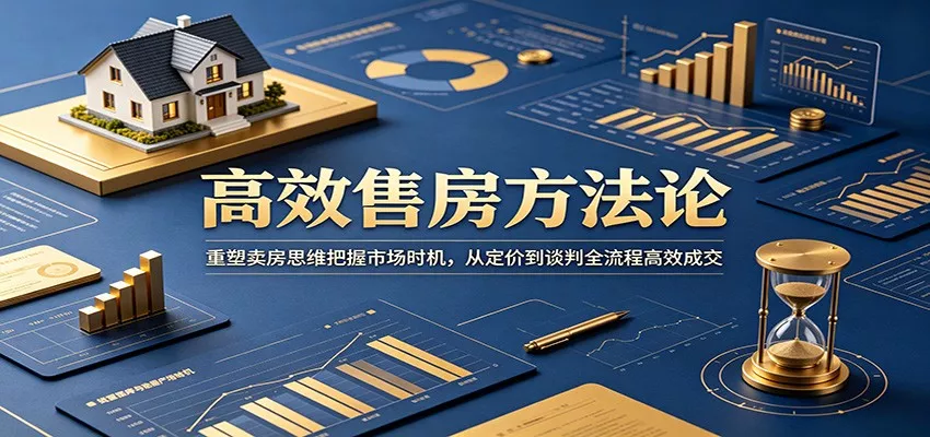 高效售房方法论：重塑卖房思维把握市场时机，从定价到谈判全流程高效成交 - 付费阅读