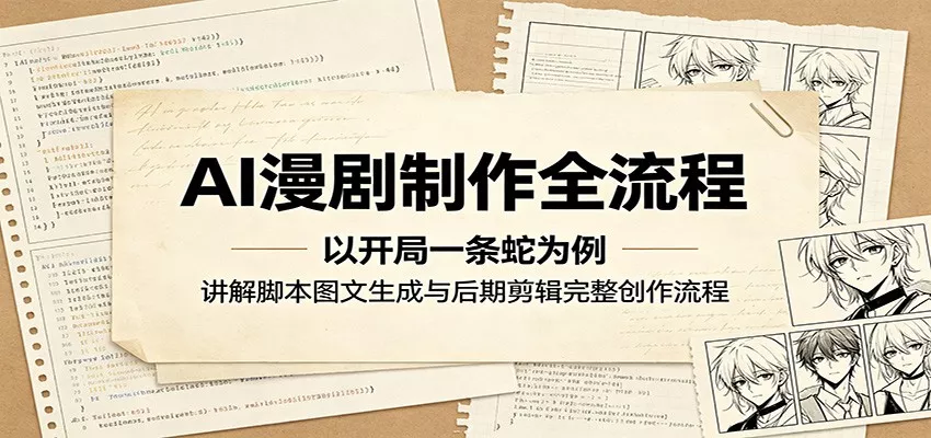 AI漫剧制作全流程：以开局一条蛇为例，讲解脚本图文生成与后期剪辑完整创作流程 - 付费阅读