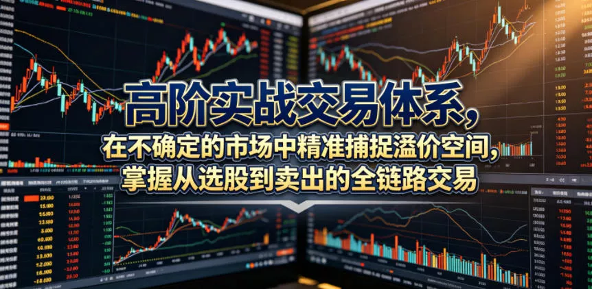 高阶实战交易体系，在不确定的市场中精准捕捉溢价空间，掌握从选股到卖出的全链路交易心法(更新6月) - 付费阅读
