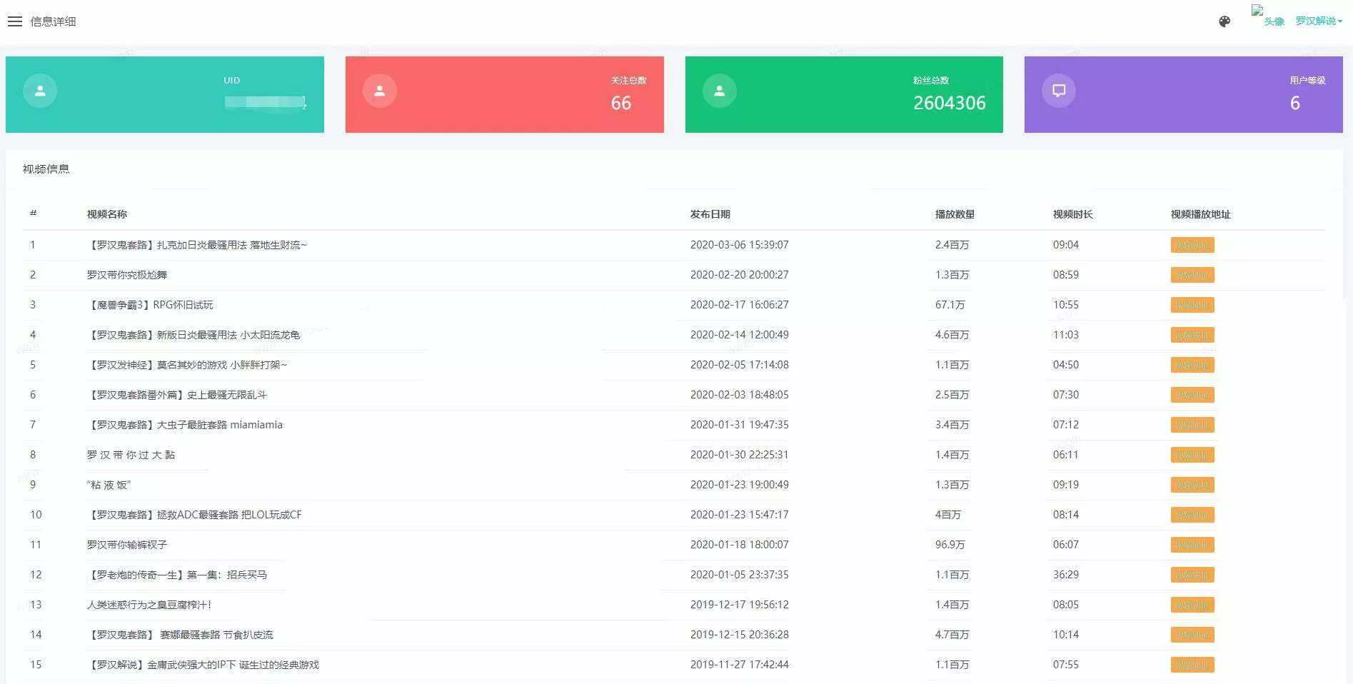B站UP主实时信息获取展示php源码 - 付费阅读