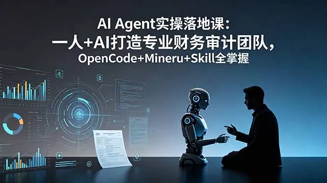 AI Agent实操落地课：一人+AI打造专业财务审计团队，OpenCode+Mineru+Skill全掌握 - 付费阅读