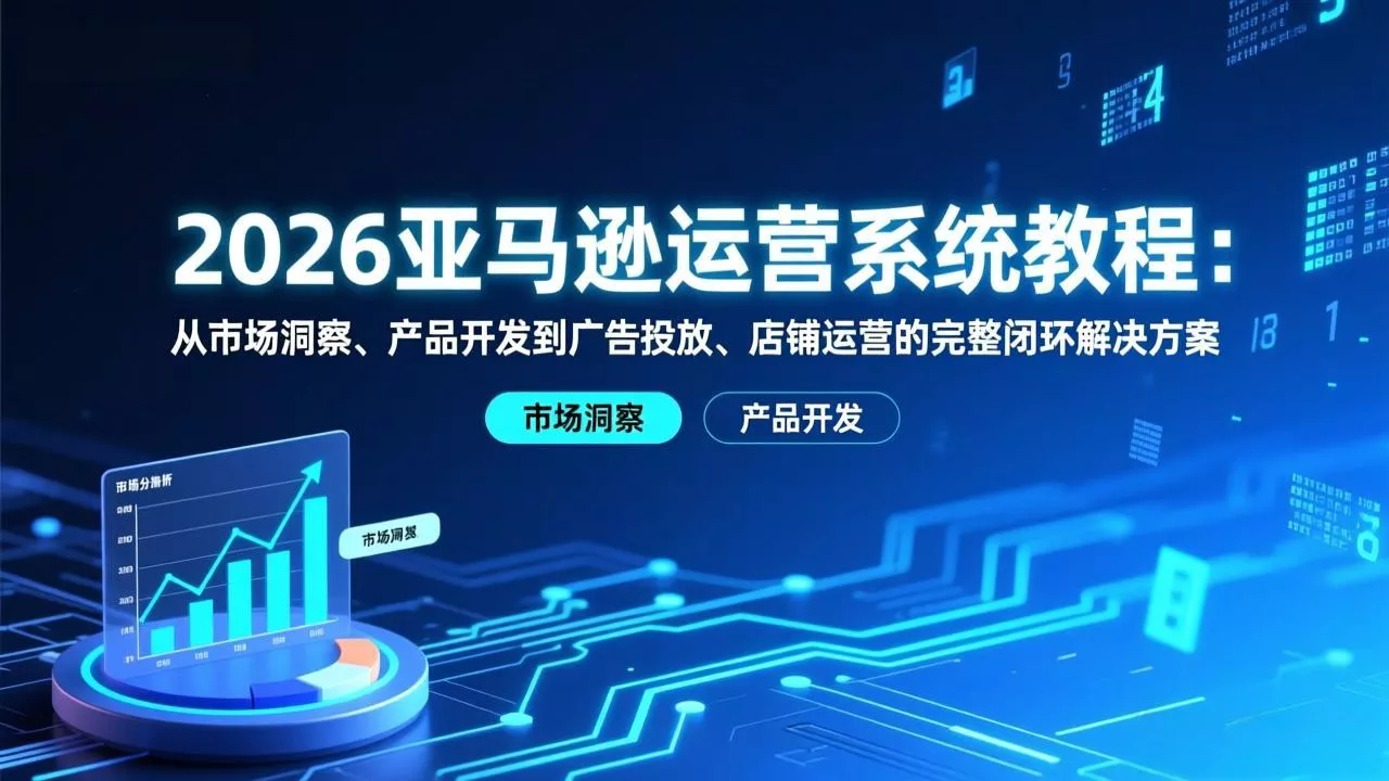 2026亚马逊运营系统教程：从市场洞察、产品开发到广告投放、店铺运营的完整闭环解决方案 - 付费阅读