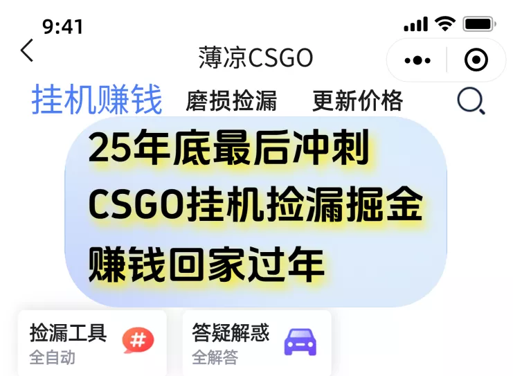 用CSGO游戏挂机捡漏掘金赚钱掘金，一部手机轻松日入500+ - 付费阅读