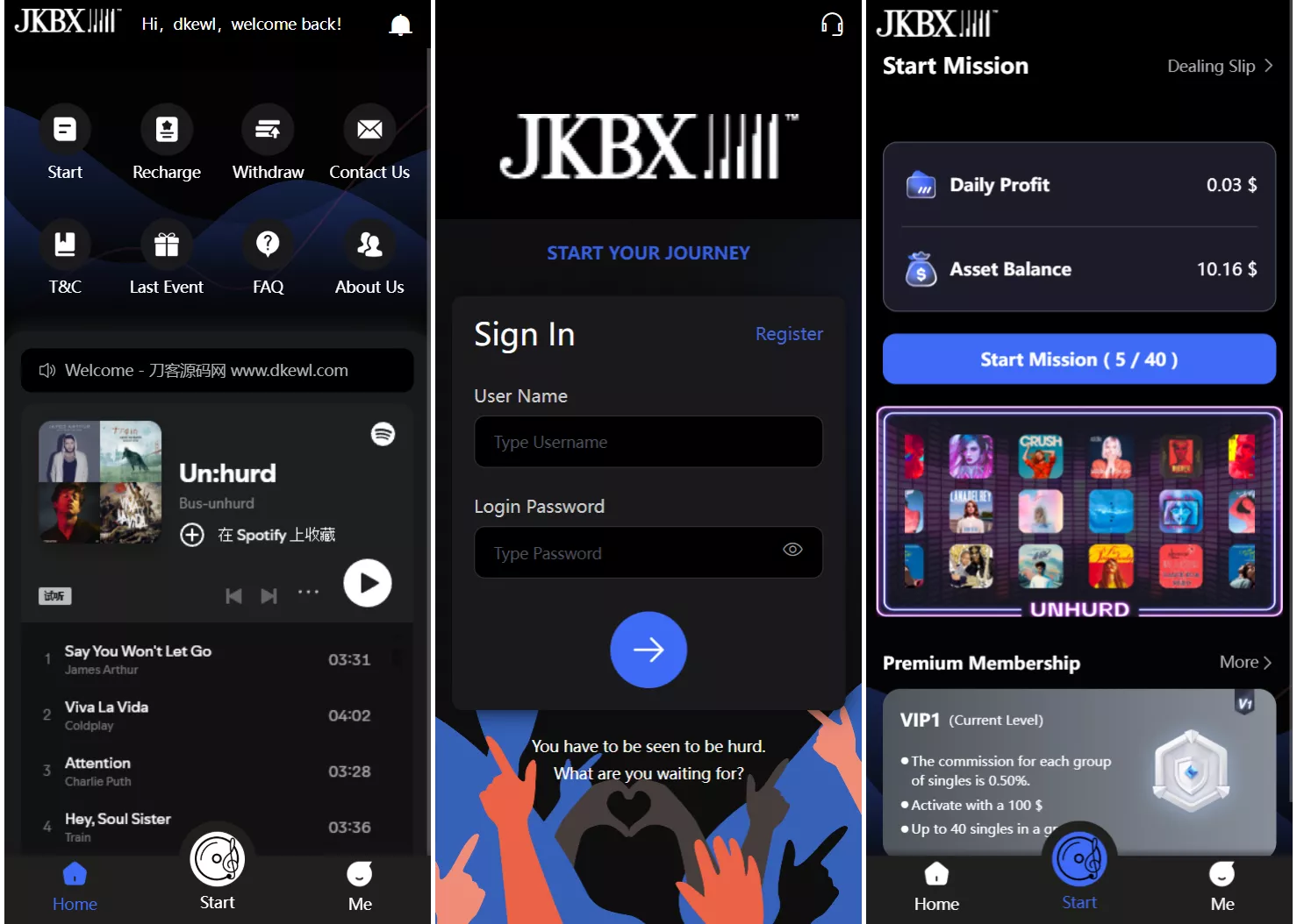 JKBX海外音乐抢单系统源码 Thinkphp框架 附教程 - 付费阅读