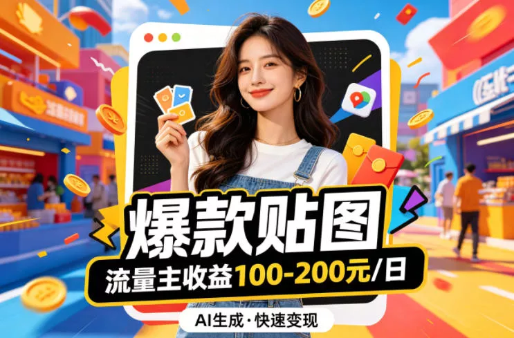 借助AI生成爆款贴图做公众流量主，当日收益100-200 - 付费阅读