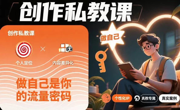 创作私教课，做自己是你的流量密码 - 付费阅读