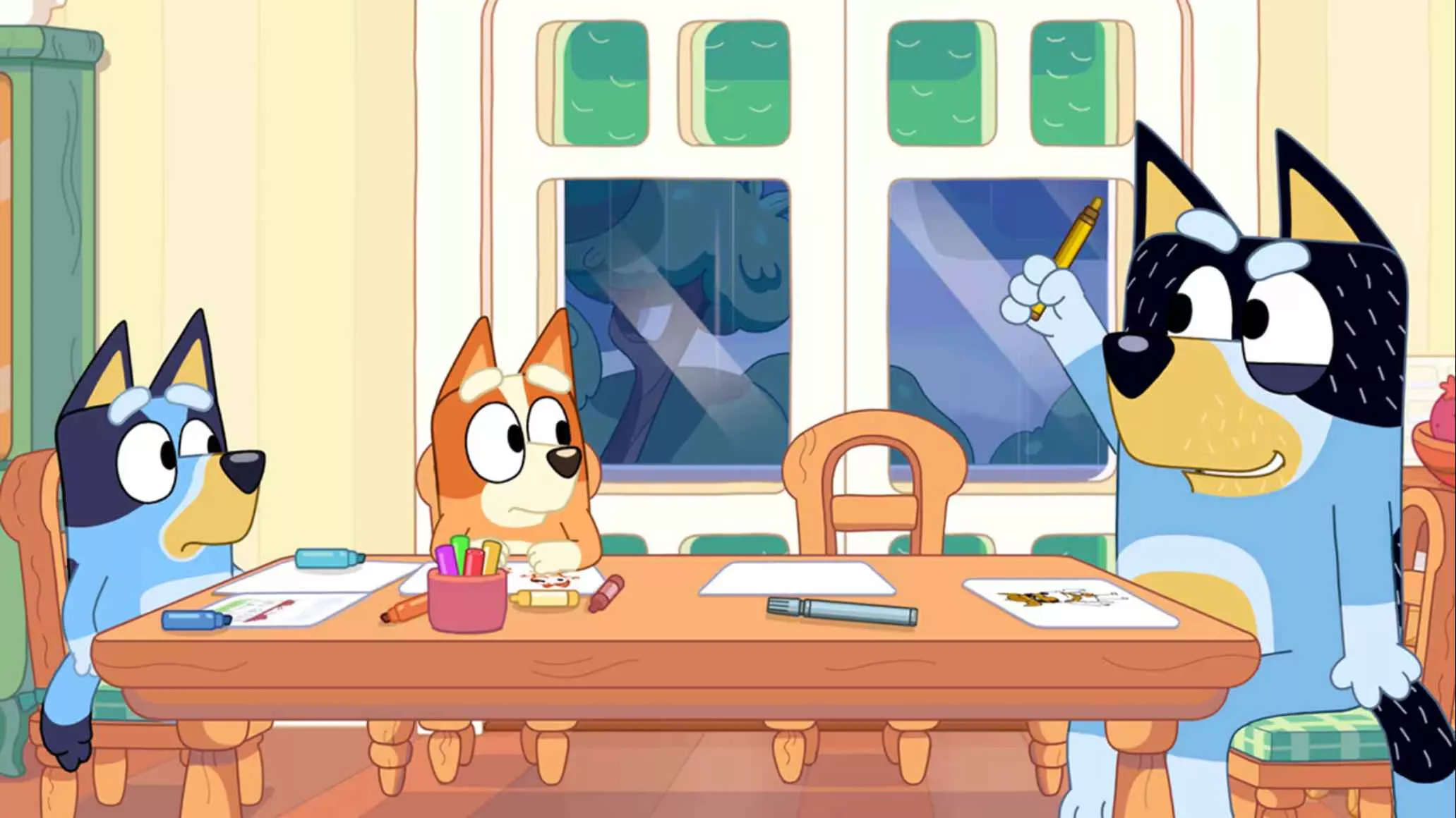 布鲁伊寻找金笔 .Bluey’s Quest For The Gold Pen 中文