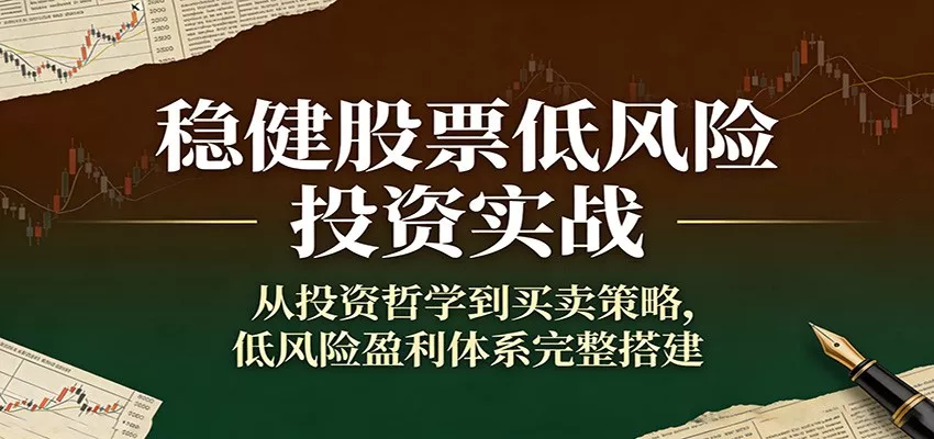 稳健股票低风险投资实战：从投资哲学到买卖策略，低风险盈利体系完整搭建 - 付费阅读