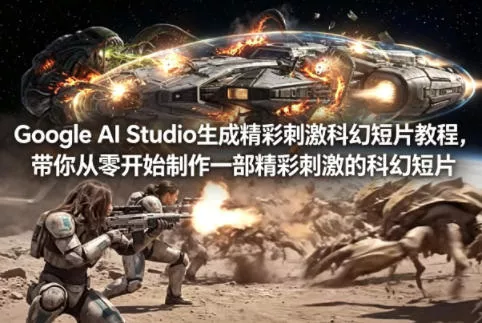 Google AI Studio生成精彩刺激科幻短片教程，带你从零开始制作一部精彩刺激的科幻短片【双语字幕】 - 付费阅读