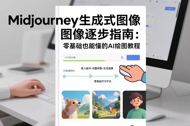 Midjourney生成式图像逐步指南：零基础也能懂的AI绘图教程 - 付费阅读