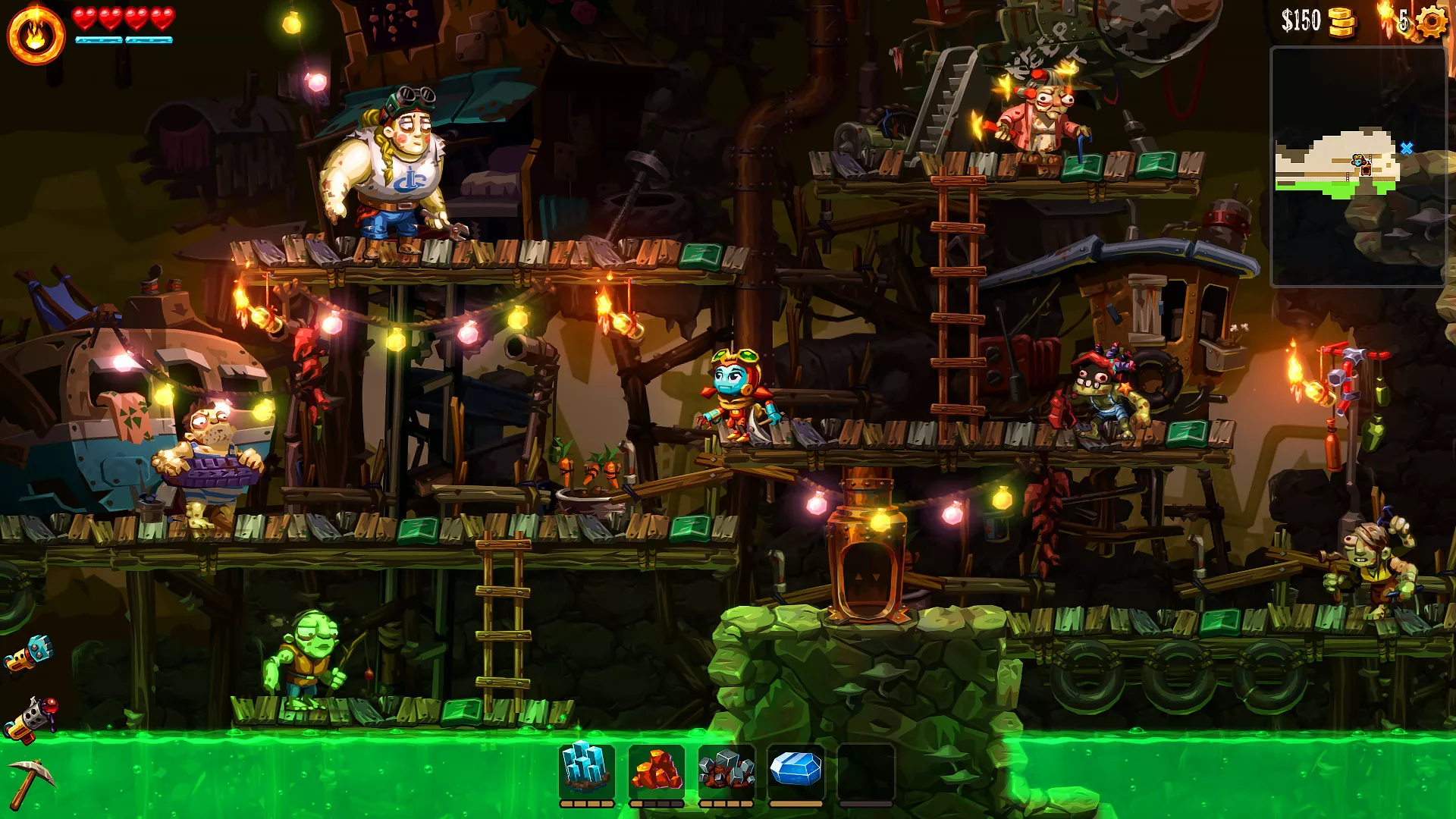《蒸汽世界 挖掘2 SteamWorld Dig2》Switch中文版NSP下载 – 含4.1.1补丁 - 付费阅读