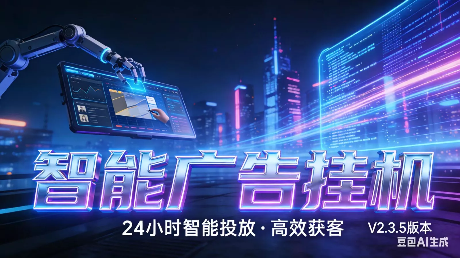 AI 广告云挂机 · 全域流量变现平台 - 付费阅读