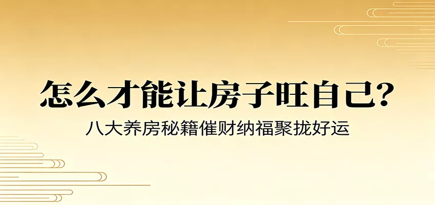 付费文章《怎么才能让房子旺自己？》八大养房秘籍催财纳福聚拢好运 - 付费阅读