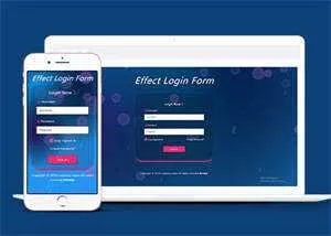 宽屏HTML5动态背景登录页面模板 - 付费阅读