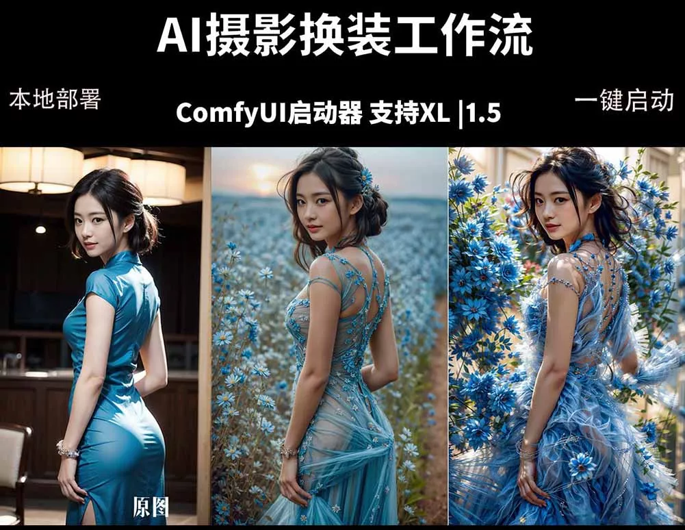 ComfyUI人像写真摄影工作流：本地一键部署，换装换场景换脸全搞定，影楼效率翻倍 - 付费阅读