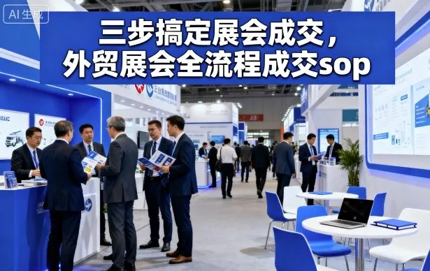 三步搞定展会成交，外贸展会全流程成交sop - 付费阅读