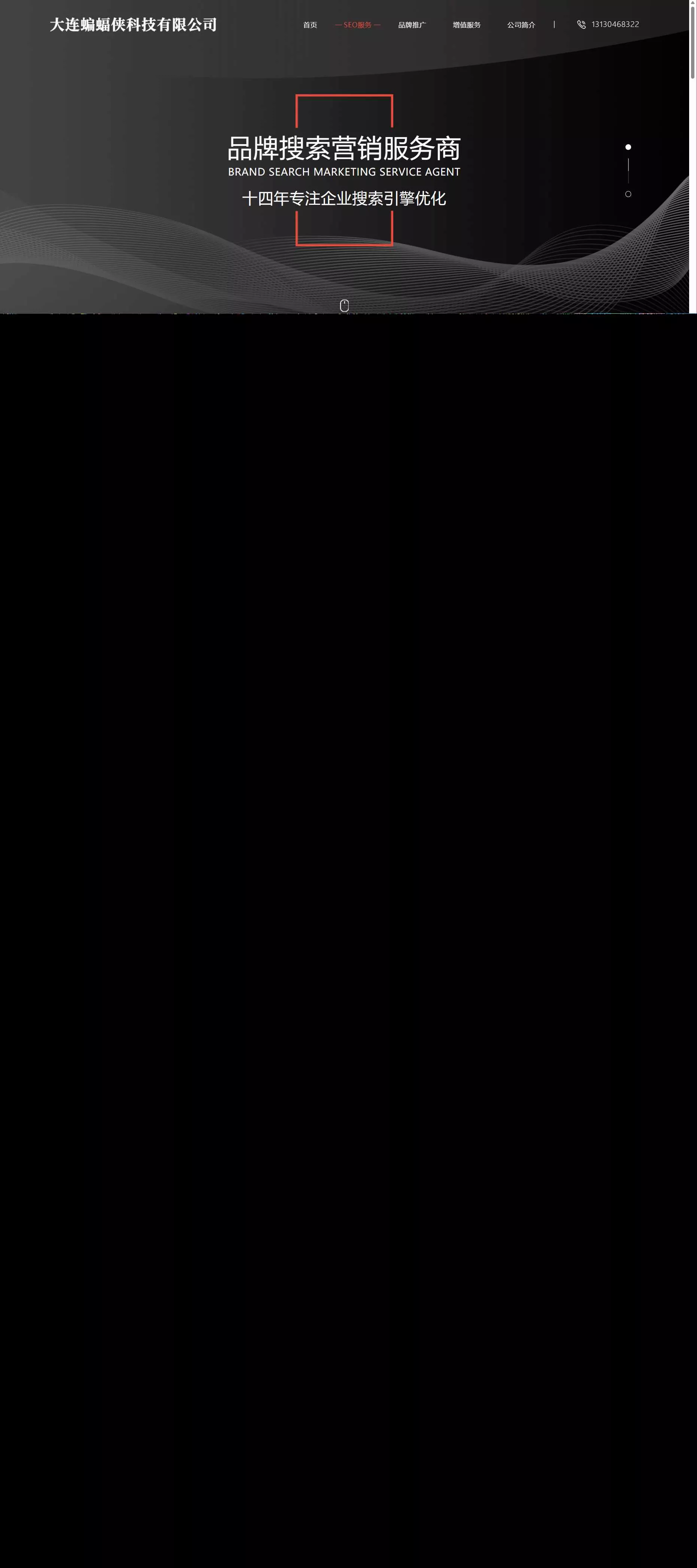 分享一套简洁大气且好看的排名seo官网源码 - 付费阅读
