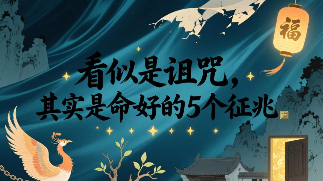 付费文章：看似是诅咒，其实是命好的5个征兆 - 付费阅读