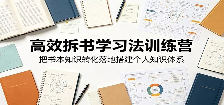 高效拆书学习法训练营，把书本知识转化落地搭建个人知识体系 - 付费阅读